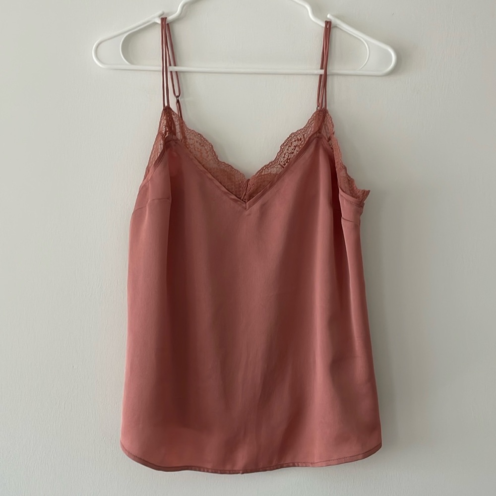 Abercrombie lace and satin Cami XS